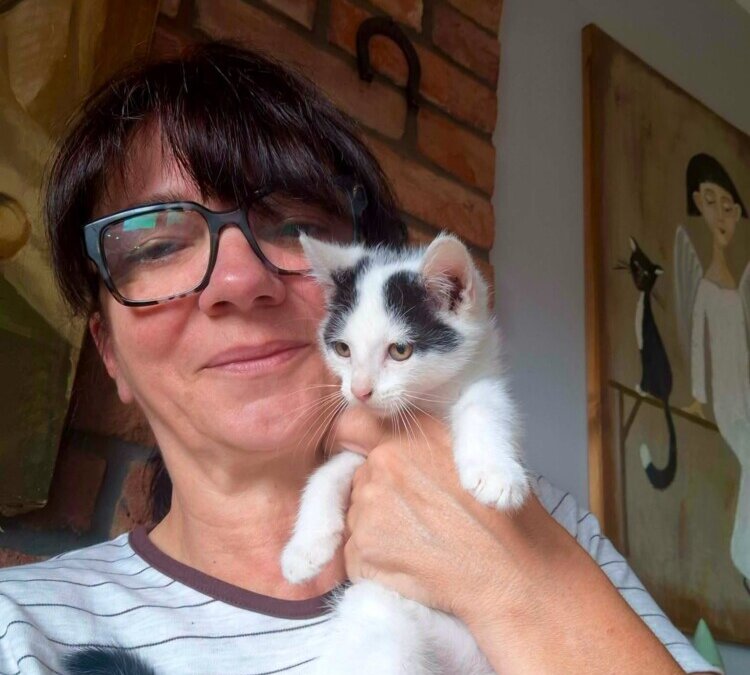 Puszysta kulka szuka człowieka